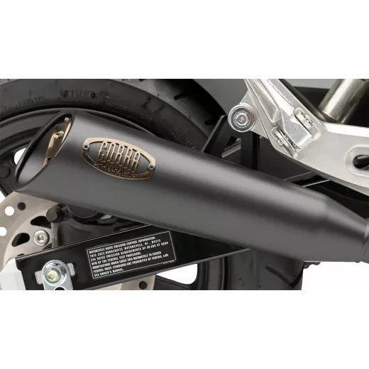 IZPŪTĒJS SLIP-ON MUFFLER (BLK) WITH BRONZE TIP GROM 22-23 FOR HONDA MSX 125 ABS