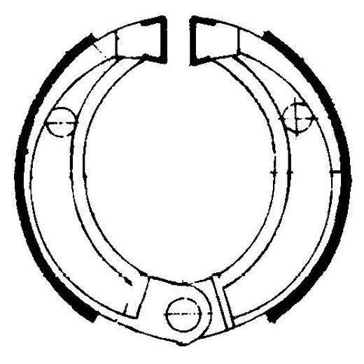 BREMŽU LOKI FERODO 225129056