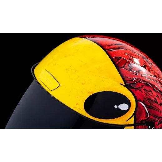 ĶIVERE AIRFORM™ BROZAK MIPS® HELMET (SARKANS, DZELTENS)