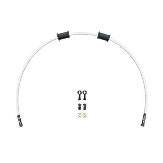 SAJŪGA ŠĻAUKAS KOMPL. VENHILL POWERHOSEPLUS KAW-11010CB-WT (1 ŠĻAUKA KOMPLEKTĀ) WHITE HOSES, BLACK FITTINGS