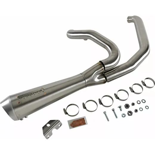 IZPLŪDES SISTĒMA 2-1 ROADRAGE SHORT | FLT 17-24 - STAINLESS FOR HARLEY DAVIDSON FLH 1868 ABS