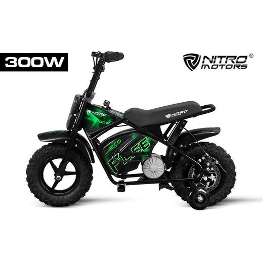 BĒRNU ELEKTRISKAIS MINI MOTOCIKLS NITRO MOTORS 300W ECO