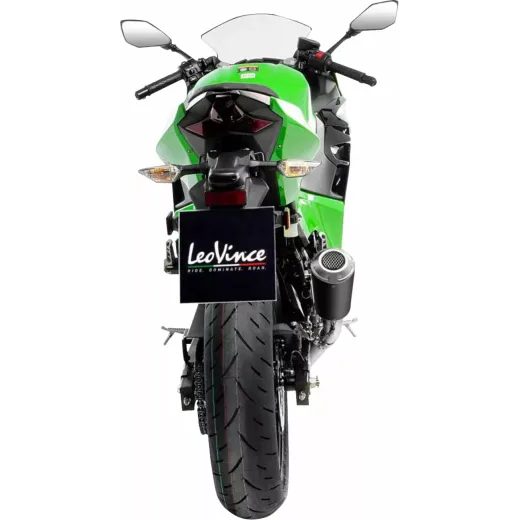 IZPŪTĒJS SLPON LV-10 BLK NINJA 400 FOR KAWASAKI EX 400 (NĒRUSĒJOŠAIS TĒRAUDS)