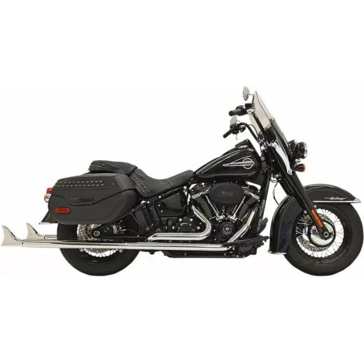 IZPLŪDES SISTĒMA FISHTAIL 36" | SOFTAIL M8 18-UP - CHROME FOR HARLEY DAVIDSON FLDE 1750 ABS (TĒRAUDS)