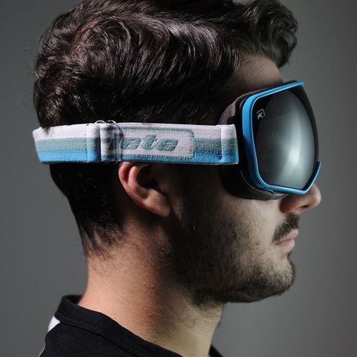 GOGGLES ARIETE FEATHER LITE 14920-LANV WHITE-TURQUOISE STRAP