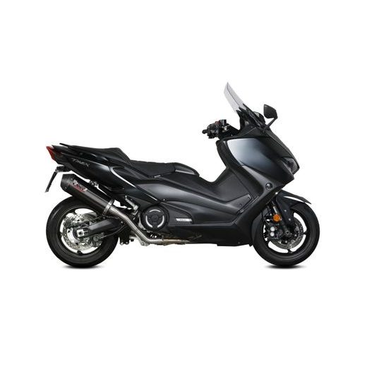 PILNA IZPLŪDES SISTĒMA 2X1 MIVV OVAL Y.061.LVC TĒRAUDA MELNS / KARBONA GALS