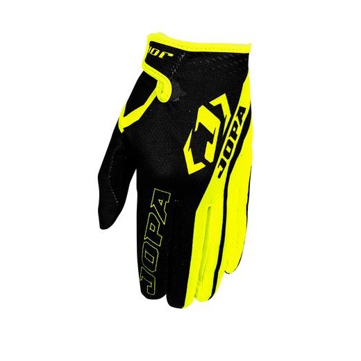 CIMDI JOPA MX-GLOVES MX-9 (MELNS, DZELTENS)