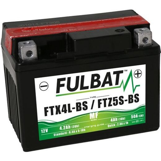 SLĒGTA TIPA AKUMULATORS FULBAT FTX4L-BS (YTX4L-BS)