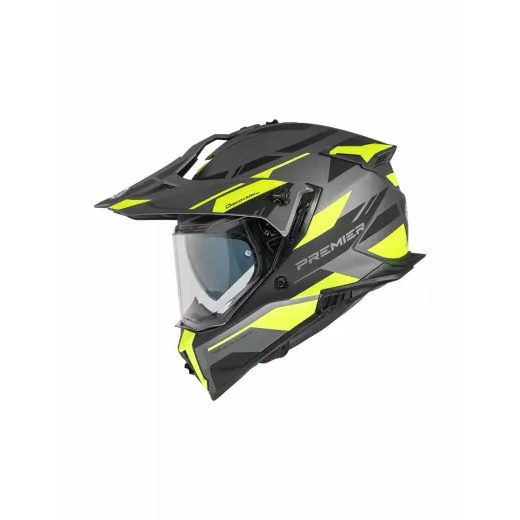 ĶIVERE DISCOVERY EA HELMET (MELNS, DZELTENS)