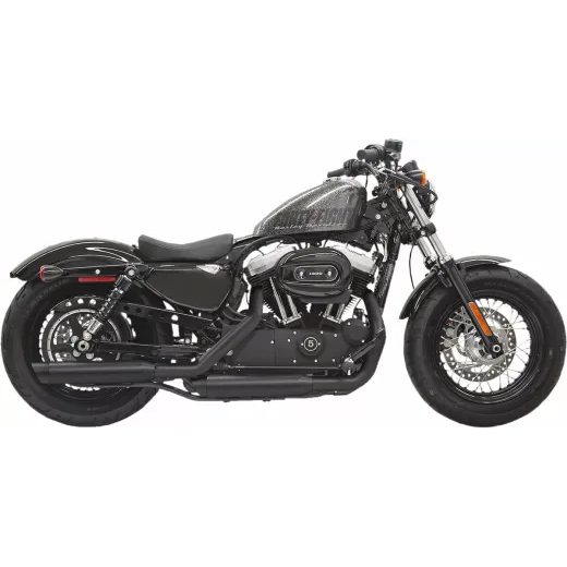 IZPŪTĒJS MUFFLR BK/BK SLSH 14-19XL FOR HARLEY DAVIDSON XL 1200 C