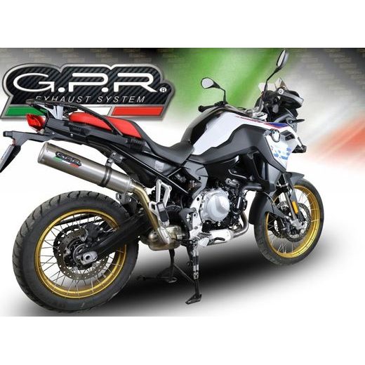 SLIP-ON EXHAUST GPR M3 E4.BM.94.M3.INOX BRUSHED STAINLESS STEEL PRIEKŠ BMW F 850 GS 2018-2020, BMW F 850 GS ADVENTURE 2018-2020