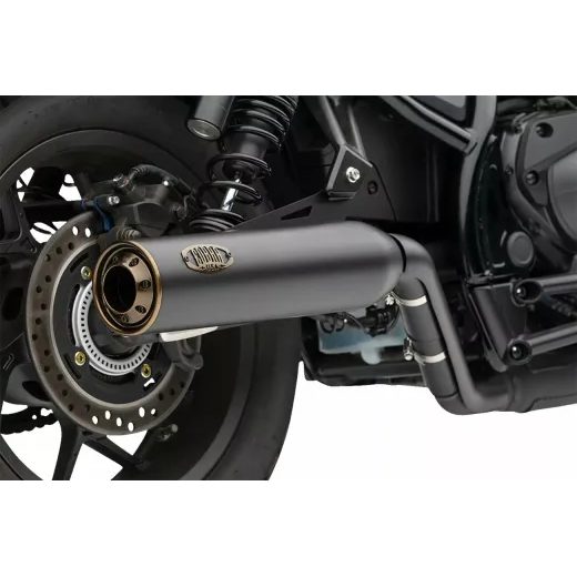 IZPŪTĒJS SLIP-ON MUFFLER (BLK) WITH BRONZE TIP REBEL 1100 21-23 FOR HONDA CMX 1100 ABS