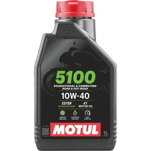 MOTOREĻĻA 4T DZINĒJIEM MOTUL 5100 10W40 1L