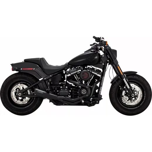 IZPLŪDES SISTĒMA 2-1 SS BLK 18+ST FOR HARLEY DAVIDSON FLDE 1750 ABS (304 NERŪSĒJOŠAIS TĒRAUDS)