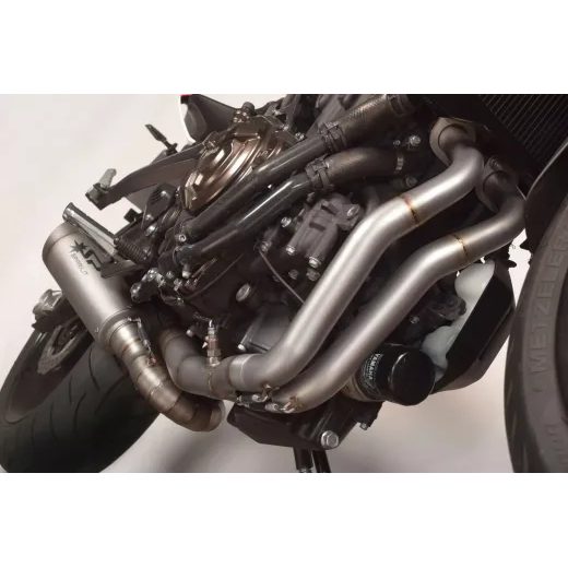 EXHAUST SYSTEM EXHAUST GRID-O TIT RAC FULL SYS YAM R7-MT07-TRC7 FOR YAMAHA MT-07 (TITĀNS)