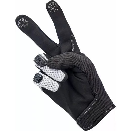 CIMDI ANZA GLOVES (BALTS, MELNS)