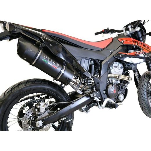 SLIP-ON EXHAUST GPR FURORE EVO4 E4.A.72.CAT.FNE4 MATTE BLACK PRIEKŠ APRILIA RX 125 (>2008) 2018-2020