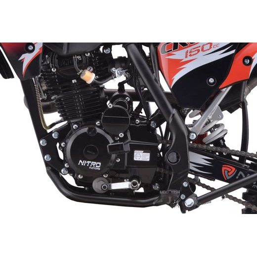 BĒRNU KROSA MOTOCIKLS NITRO MOTORS 150CC HURRICANE BRX V3 19/16 5 ĀTRUMU