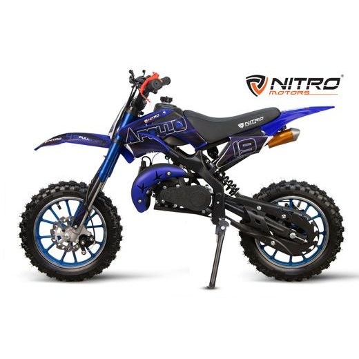 BĒRNU KROSA MOTOCIKLS NITRO MOTORS 49CC APOLLO FUN 10"