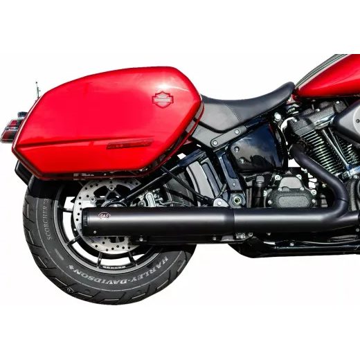 IZPŪTĒJS MUFFLER GRAND NATIONAL | SOFTAIL M8 2025 - BLACK FOR HARLEY DAVIDSON FLHCS 1923 ABS (NĒRUSĒJOŠAIS TĒRAUDS)