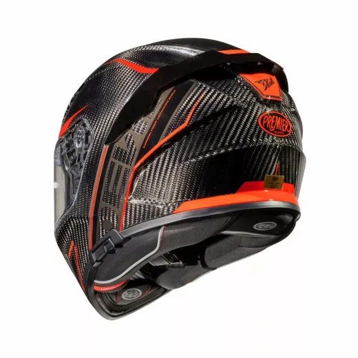 ĶIVERE DEVIL CARBON ST2 HELMET (MELNS, SARKANS, KARBONS)
