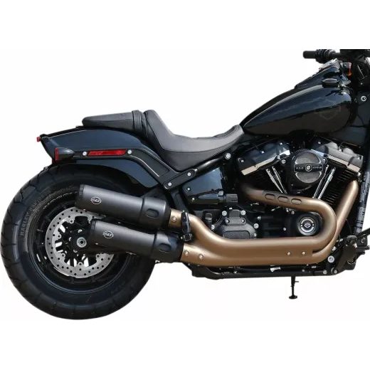 IZPŪTĒJS MUFFLERS GN BLK FXFB 18- FOR HARLEY DAVIDSON FXFB 1750 ABS (NĒRUSĒJOŠAIS TĒRAUDS)