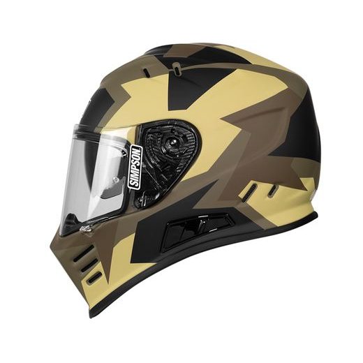 ĶIVERE SIMPSON HELMET ECE22.06 VENOM COMANCHE (ZAĻŠ, BRŪNS)