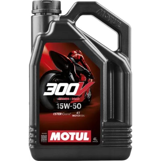 MOTOREĻĻA MOTUL 300V FACTORY LINE ROAD 15W-50 4T 4L