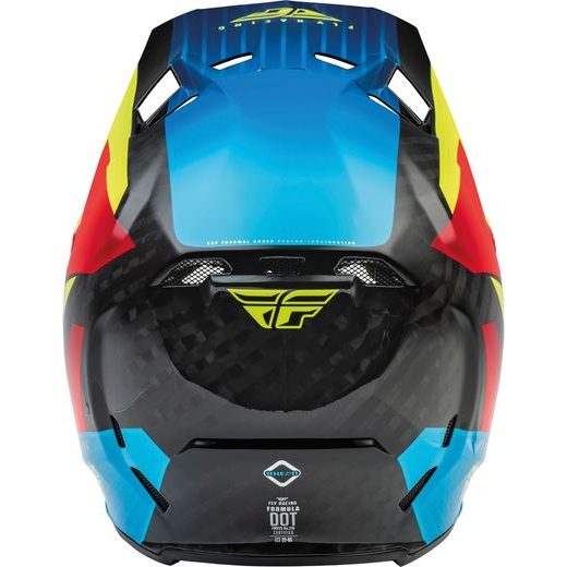 ĶIVERE FLY HELMET FORMULA CRB PRIME (DZELTENS, ZILS, SARKANS)