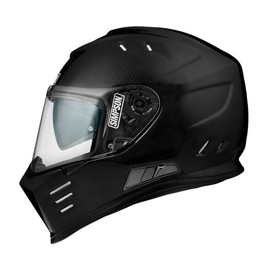 ĶIVERE SIMPSON HELMET ECE22.06 VENOM (MELNS, KARBONS)