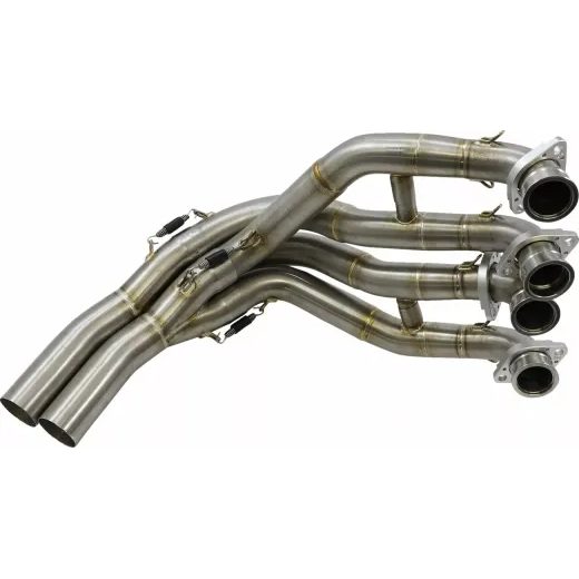 GALVAS CAURULE PIPE 4-UZ-1 HEAD PIPE FOR KAWASAKI ZX-10 R 1000 (NERŪSĒJOŠAIS TĒRAUDS)