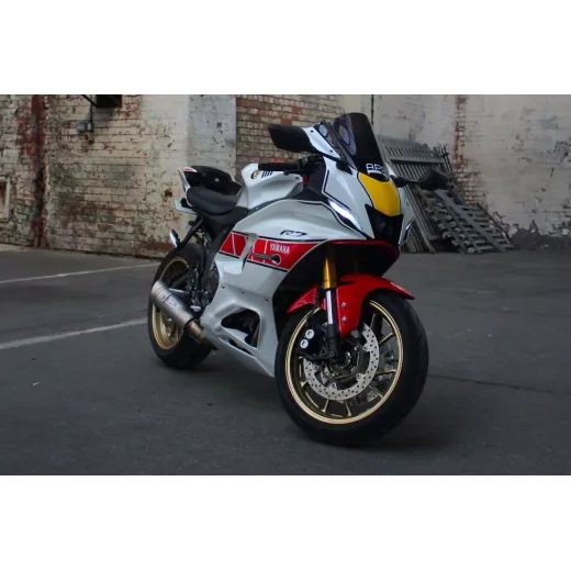 EXHAUST SYSTEM EXHAUST GRID-O TIT RAC FULL SYS YAM R7-MT07-TRC7 FOR YAMAHA MT-07 (TITĀNS)