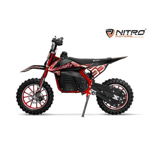 BĒRNU ELEKTRISKAIS KROSA MOTOCIKLS NITRO MOTORS 1000W ECO FOSSA FUN 10"