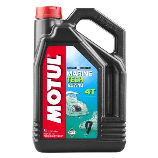 MOTOREĻĻA MOTUL MARINE TECH 25W-40 4T 5L