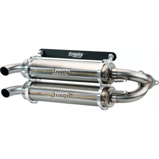 EXHAUST SYSTEM MUFFLER SS RZR TURBO S (NĒRUSĒJOŠAIS TĒRAUDS)