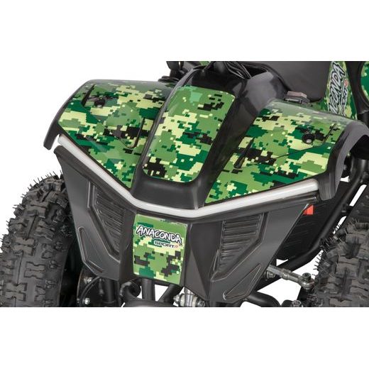 BĒRNU ELEKTRISKAIS KVADRICIKLS NITRO MOTORS E-QUAD ANACONDA VX 1000W 36V12AH LITIJA AKUMULATORS