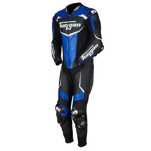 KOMBINEZONS FURYGAN LEATHER SUIT OVERTAKE (MELNS, ZILS, BALTS)