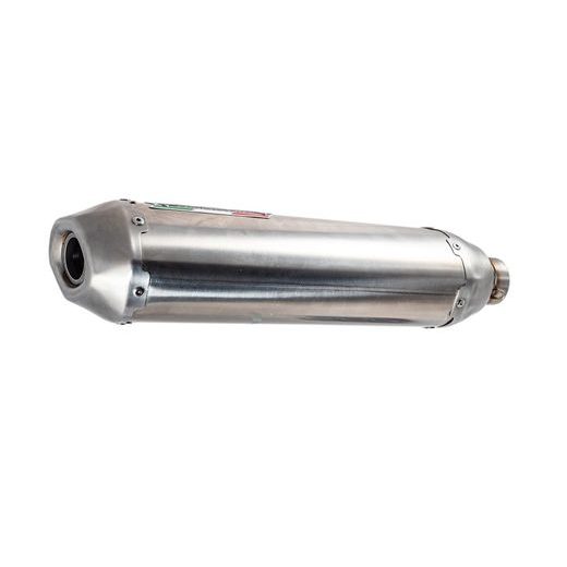 SLIP-ON EXHAUST GPR PENTACROSS INOX ATV.49.PENIO BRUSHED STAINLESS STEEL
