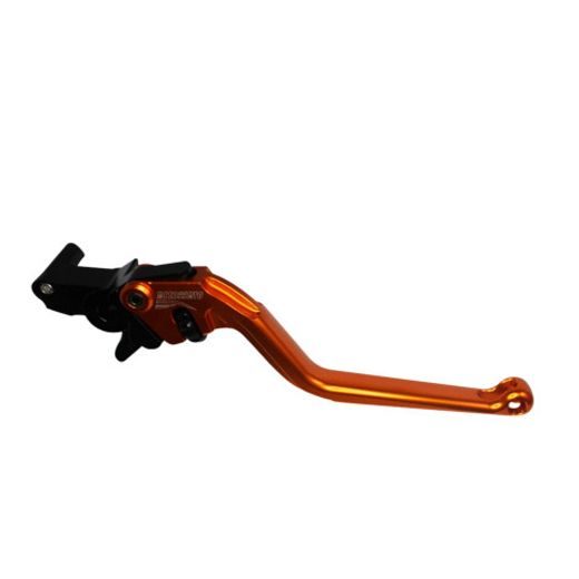 BREMŽU SVIRA ACCOSSATO FIXED CNC-WORKED ALUMINIUM, ORANGE