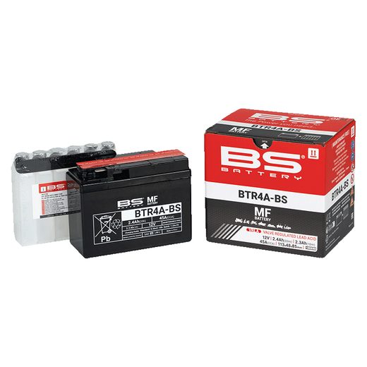 SLĒGTA TIPA AKUMULATORS BS-BATTERY BTR4A-BS (YTR4A-BS)