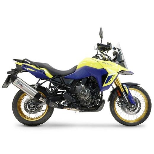 SLIP-ON EXHAUST GPR FURORE-X TITANIO E5.S.207.FUXTIT BRUSHED TITANIUM INCLUDING REMOVABLE DB KILLER AND LINK PIPE