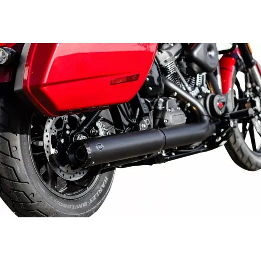IZPŪTĒJS MUFFLER GRAND NATIONAL | SOFTAIL M8 2025 - BLACK FOR HARLEY DAVIDSON FLHCS 1923 ABS (NĒRUSĒJOŠAIS TĒRAUDS)