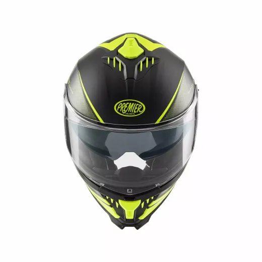 ĶIVERE TYPHOON FR HELMET (MELNS, DZELTENS)