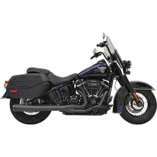 IZPLŪDES SISTĒMA 2-1 ROADRAGE LONG | SOFTAIL M8 18-UP - FULL BLACK FOR HARLEY DAVIDSON FLDE 1750 ABS