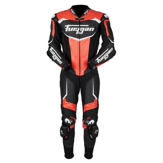 KOMBINEZONS FURYGAN LEATHER SUIT OVERTAKE (MELNS, SARKANS, BALTS)