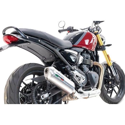 SLIP-ON EXHAUST GPR SATINOX E5.T.101.1.SAT BRUSHED STAINLESS STEEL INCLUDING REMOVABLE DB KILLER AND LINK PIPE