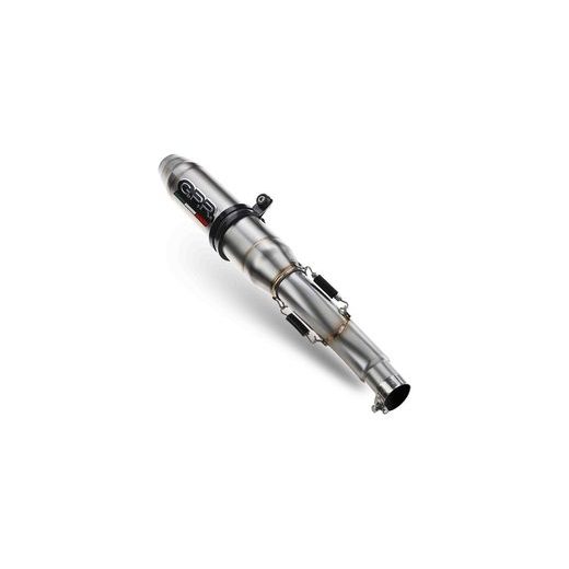 SLIP-ON EXHAUST GPR DEEPTONE ROY.10.CAT.DE BRUSHED STAINLESS STEEL