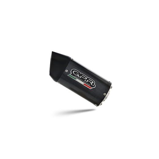 SLIP-ON EXHAUST GPR FURORE S.192.GT.FUPO MATTE BLACK INCLUDING REMOVABLE DB KILLER AND LINK PIPE