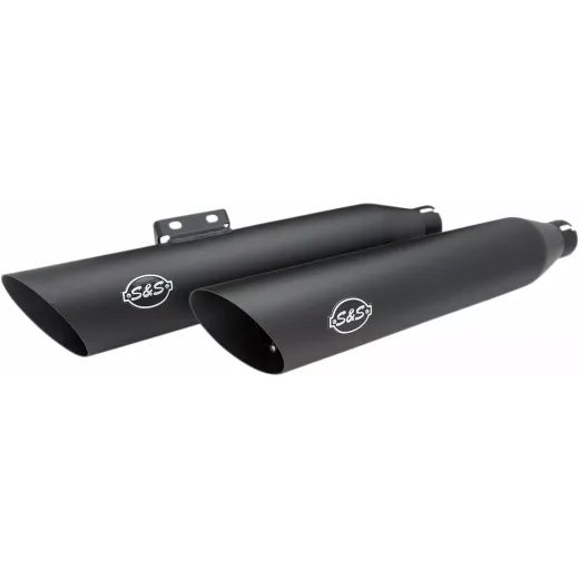 IZPŪTĒJS MUFFLER S/C BLK RACE FLFB FOR HARLEY DAVIDSON FLFB 1750 ABS