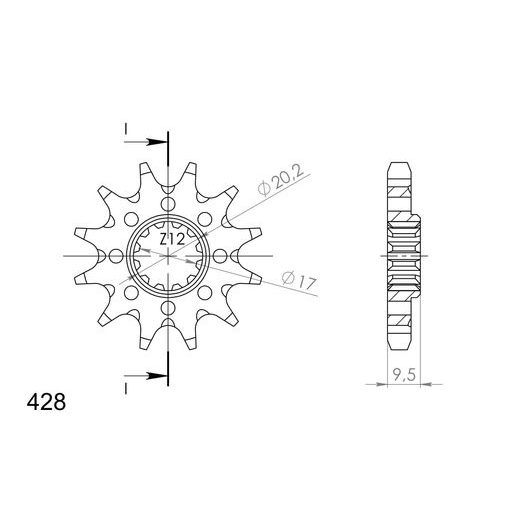 PRIEKŠĒJAIS ZOBRATS SUPERSPROX CST-1907:12